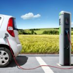 Borne de récharge pour voitures électriques